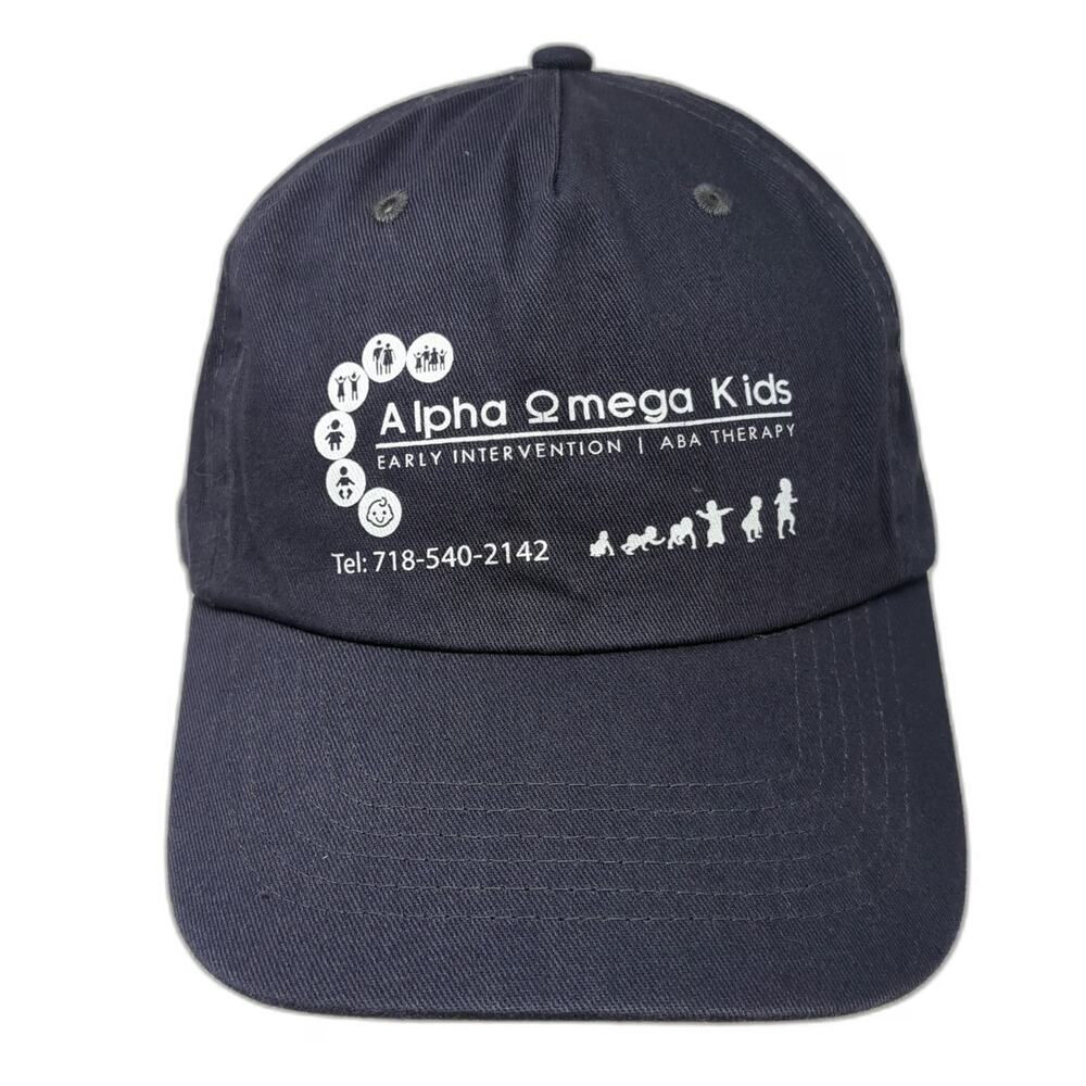 Hit 5 Panel Blue Hat One Size Alpha Omega Kids Early Intervention ABA Therapy